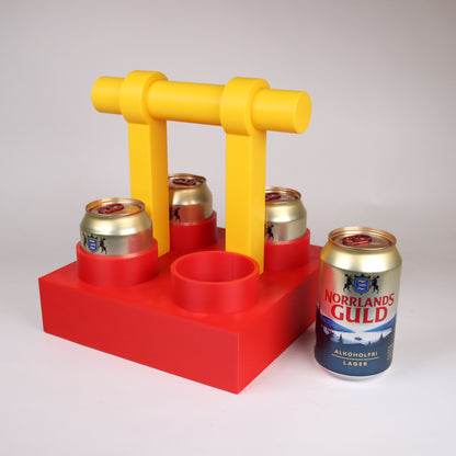 LEGO inspirerad dryckeshållare