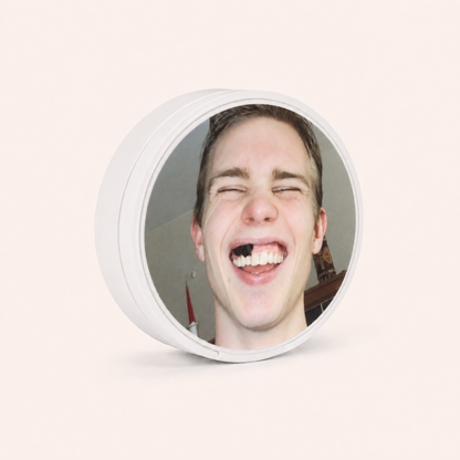 Personlig snusdosa med egen bild